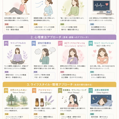 あなたに合うリラクゼーション一緒に見つけませんか？