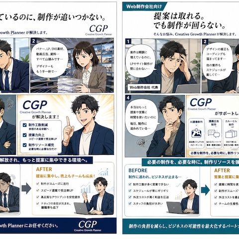 SNS運用会社向けサービス説明漫画
