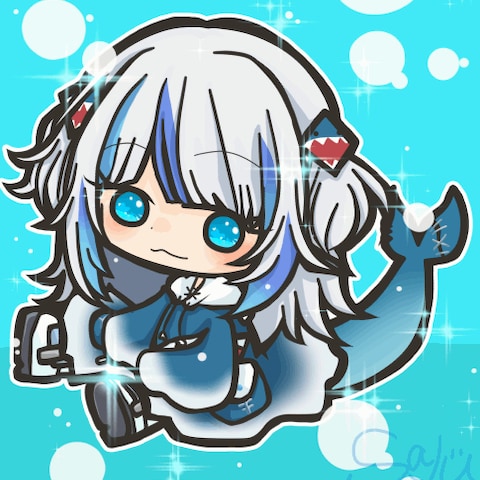 GIFアニメーションでファンアート描かせていただきました
