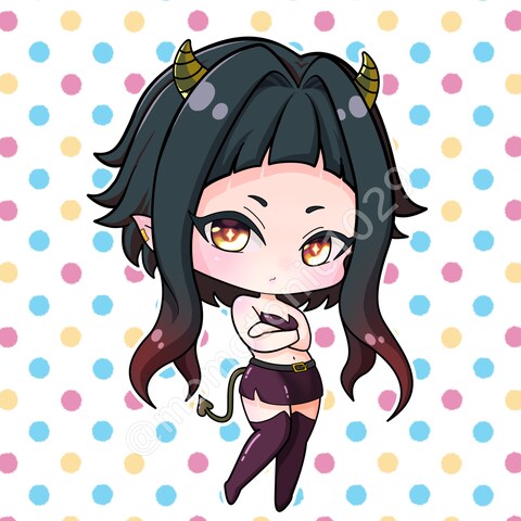 サンプル 悪魔ちゃん全身イラスト