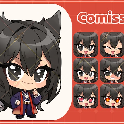 1.5等身ミニキャライラスト