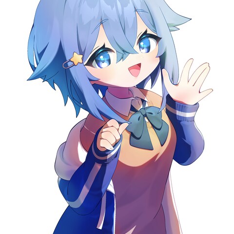 【ご依頼作品】VTuber様 膝上イラスト