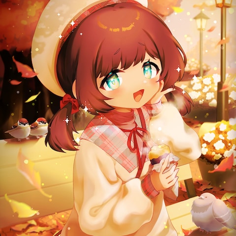 【自主制作】焼き芋と秋の夕暮れ