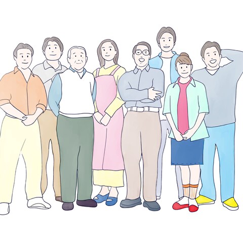 家族イラスト