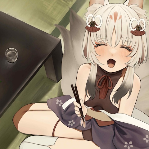 同人サークルおぼろやの作品内付属イラスト