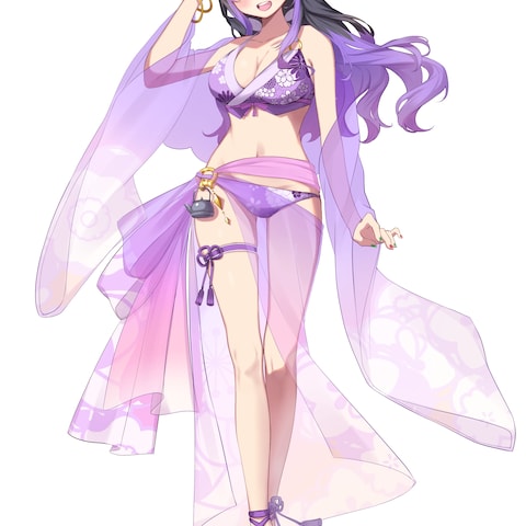 Ｖｔｕｂｅｒ　花巻レシュラ様　2025年水着イラスト