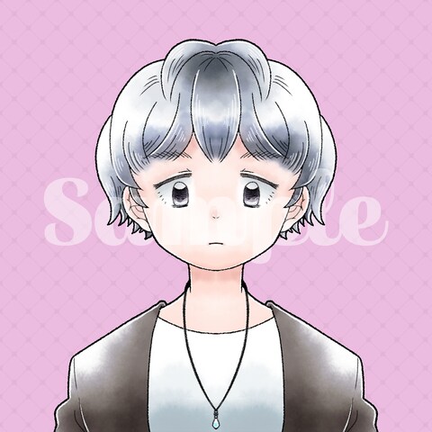 ふんわりかわいいイラスト/アイコン　仕上げサンプル