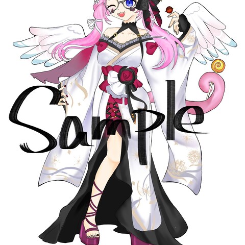 無償依頼にて描かせて頂いたキービジュアルイラスト