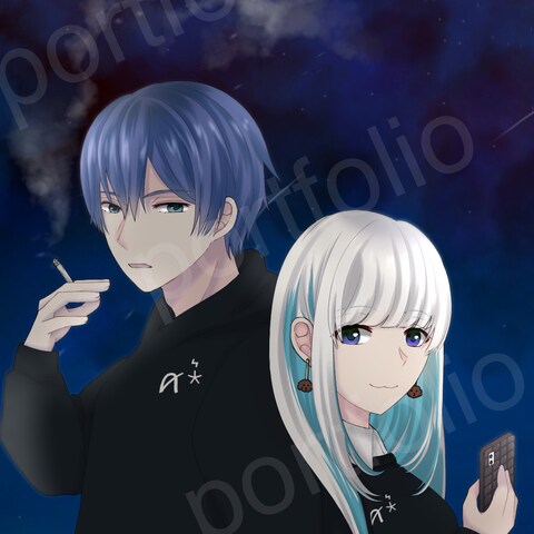 アイコン・配信用背景作成