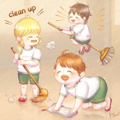 clean up!
