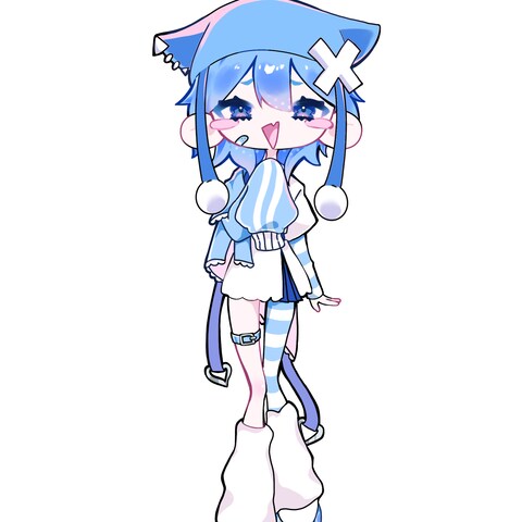 頭身高　デフォルメ