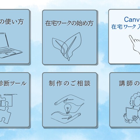 Canvaスクールのリッチメニュー