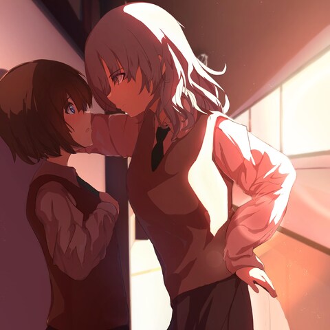 女子高生キャラを主としたイラスト作成