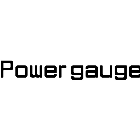 徒手筋力計Power gaugeのロゴデザイン作成