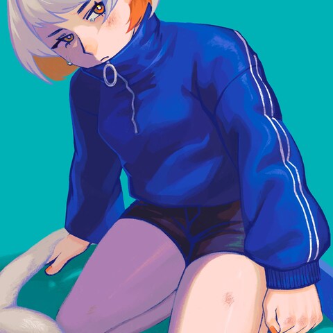 オリジナル女性キャラクターのイラスト(全身)