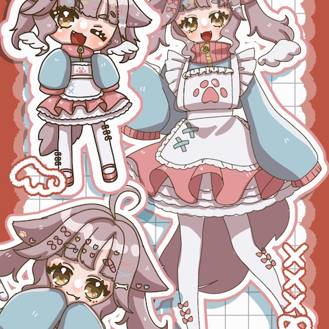 和恩ワオ様詰め込みイラスト