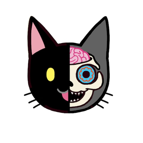 スケルトン猫 デフォルメver