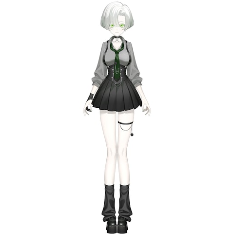 自主制作　Vtuberイラスト、モデリング