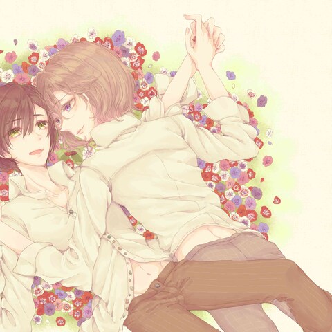 花と少年