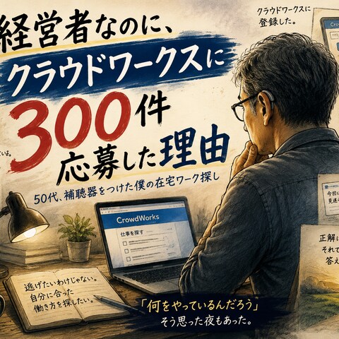 【執筆サンプル】50代から副業ライターに挑戦した体験談