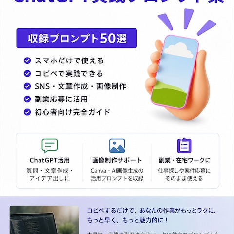 副業初心者向け ChatGPT実践プロンプト集