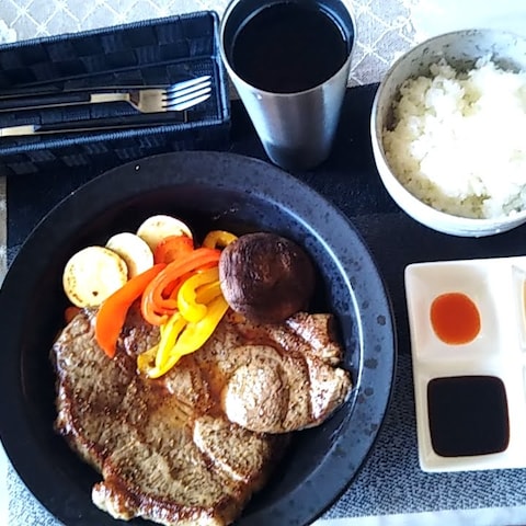 ご褒美ステーキランチ
