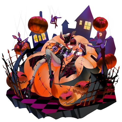 キャラ立ち絵　ハロウィン衣装