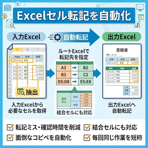 Excelセル転記自動化ツール