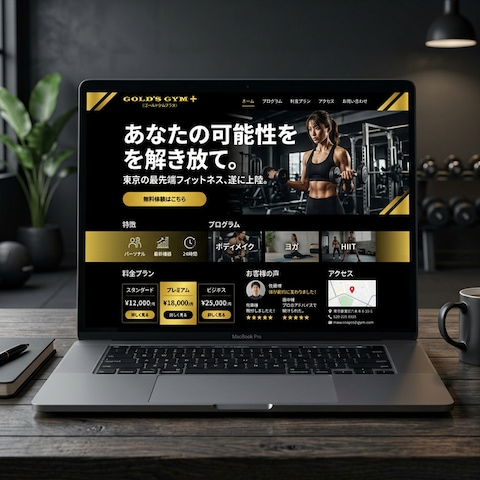 集客力UP！パーソナルジムのランディングページ