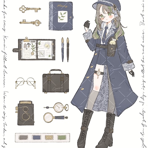 仕事絵￤Skebイラスト