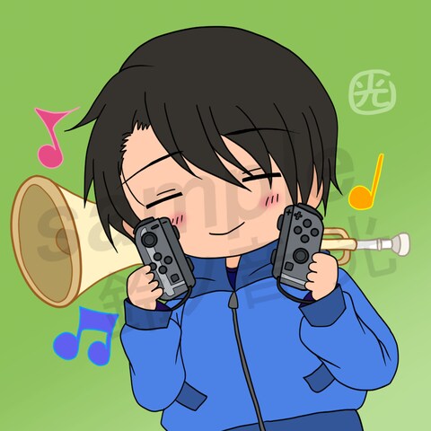 SNSアイコンイラスト作成