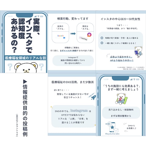 SNS活用を提案する情報提供投稿サンプル