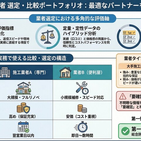リフォーム業者選定
