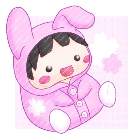 ぬいぐるみ風イラスト