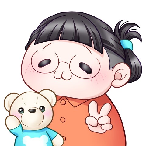 自画像イラスト