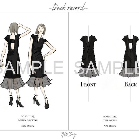 ワンピースのオリジナルデザイン