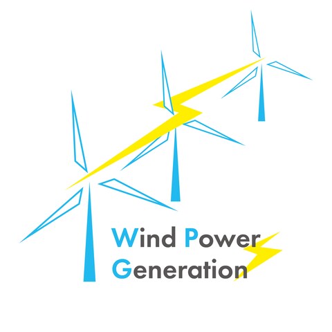 毎日ロゴ　風力発電