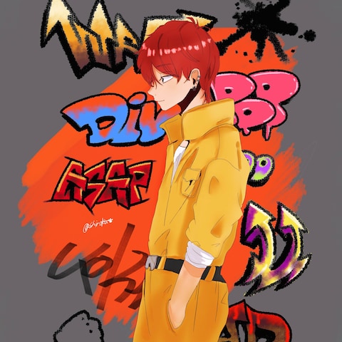 路地裏の落書き