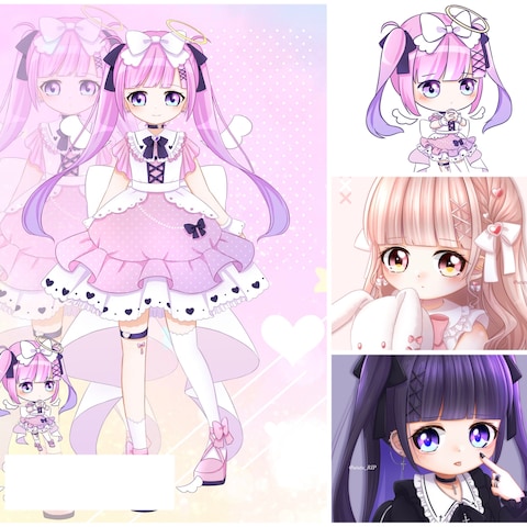 かわいい系イラスト。