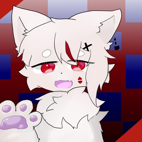 ケモノイラストアイコン作成