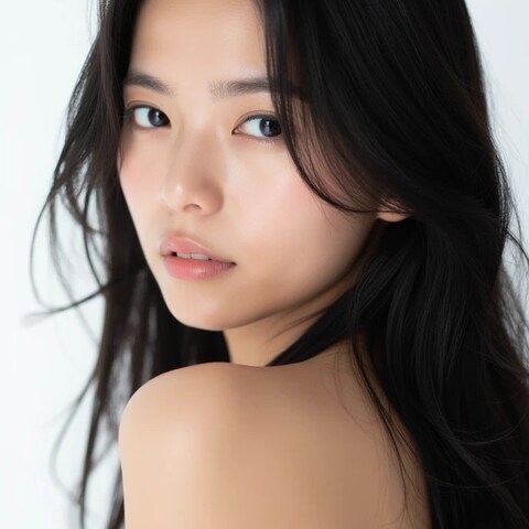 20代　日本人美女の画像生成（例）