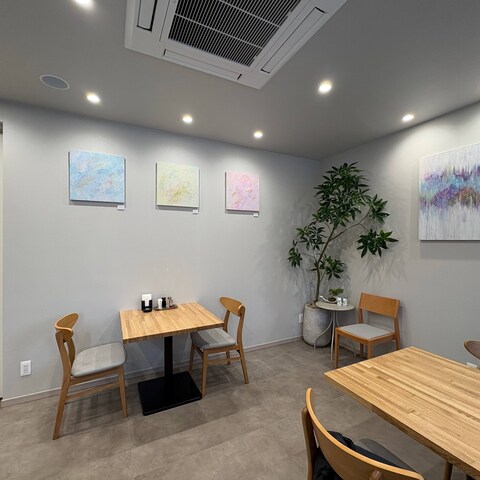 飲食店の絵画制作