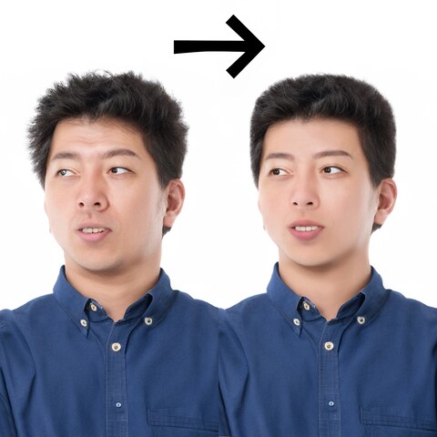 人物　レタッチ