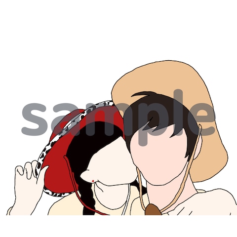 線画イラスト