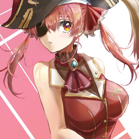 Vtuber宝条マリン船長のファンアート