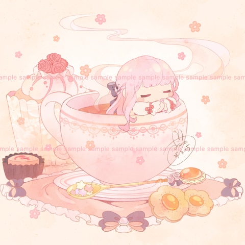 配信者様コラボグッズ用イラスト