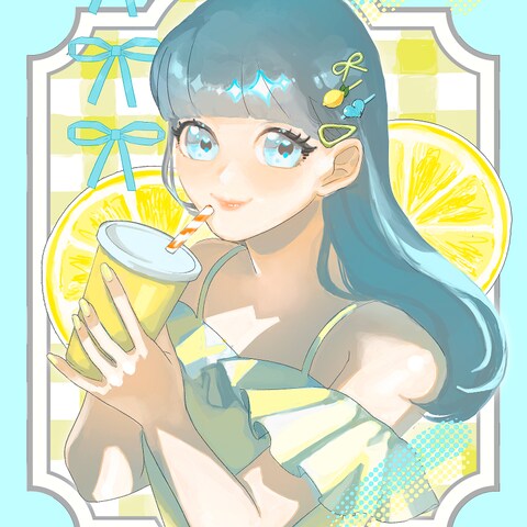 レモンカラーの女の子