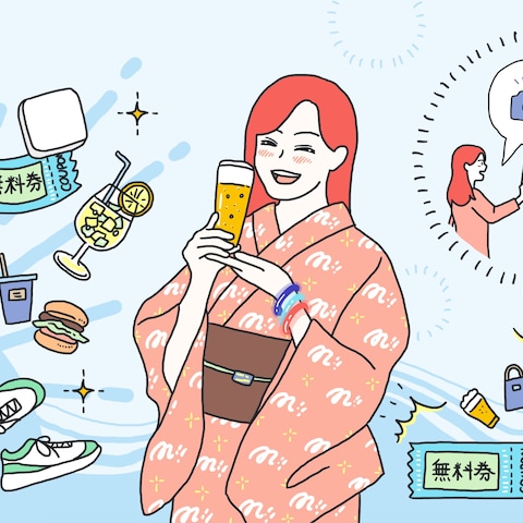 株式会社Mona｜夏祭りイベント用イラスト