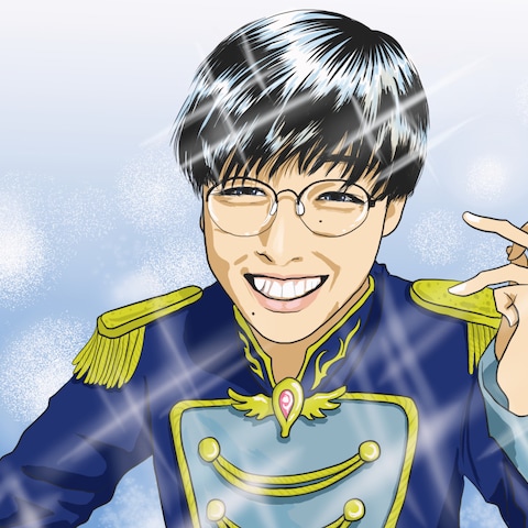 王子の似顔絵