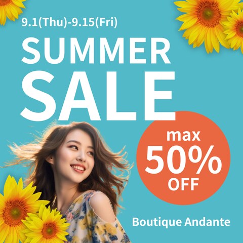 アパレルブランドの夏セール